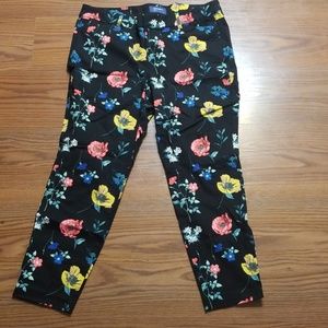 Floral Pixie Mid-Rise Pants from Old Navy